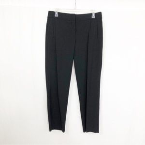 Armani Exchange Wool Blend Cropped Dress Pants Slacks, Size 6, Black